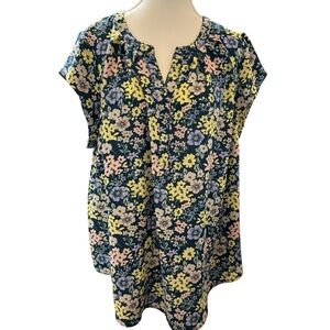 41 HAWTHORN
Floral Print Blouse · Size 2X